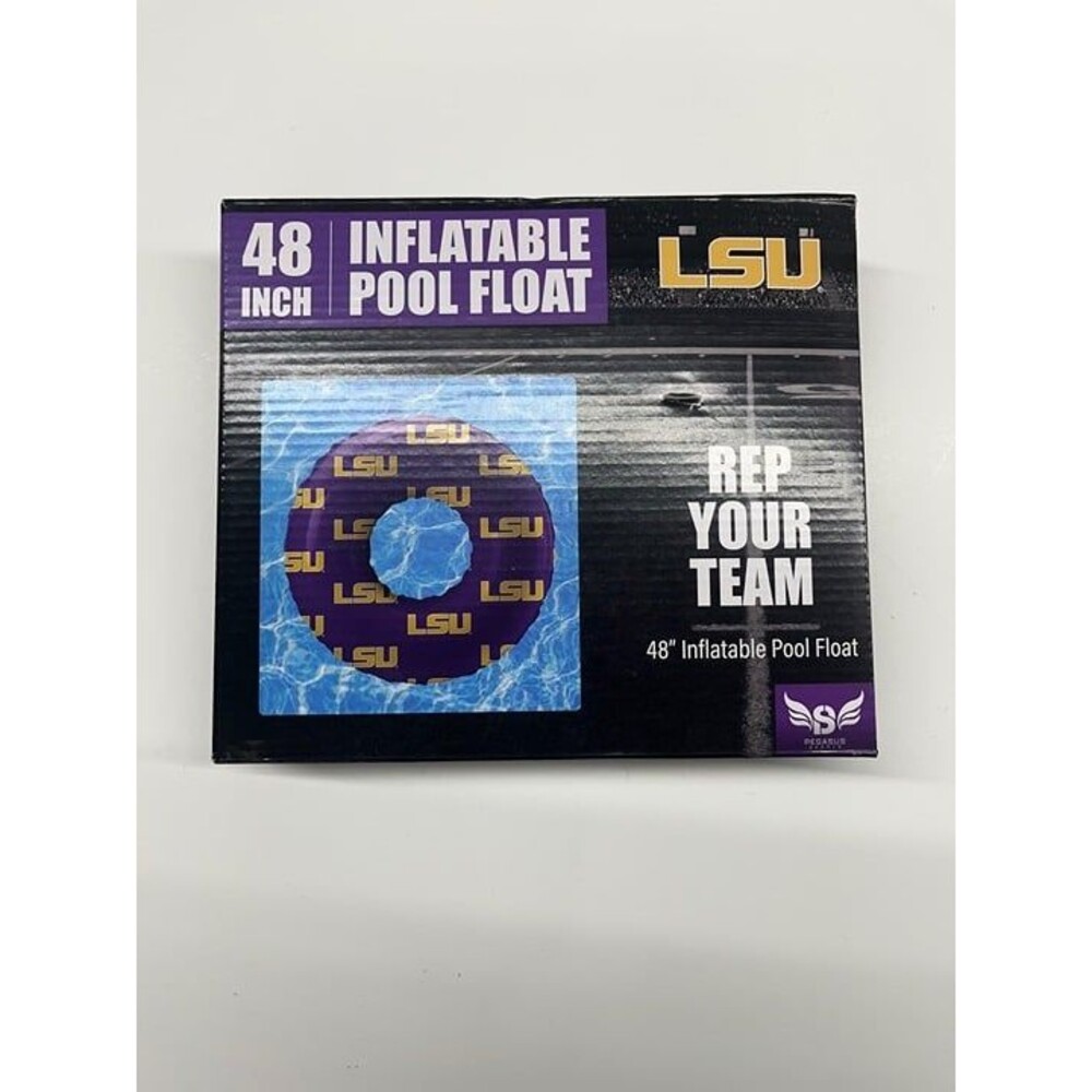 NEW NCAA LSU Tigers 48" Inflatable Pool Float PVC Water Float